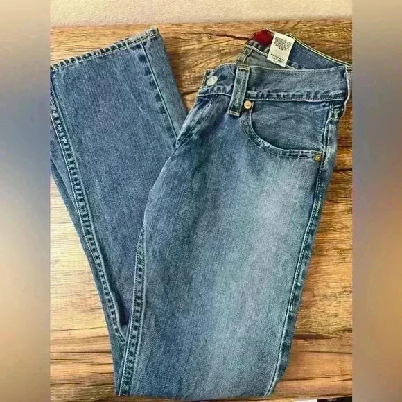 Vintage Y2K levi's TYPE1 tough boot jeans 6 medium Rare - Picture 1 of 8